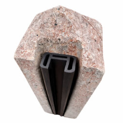 concrete post adapter Stone base