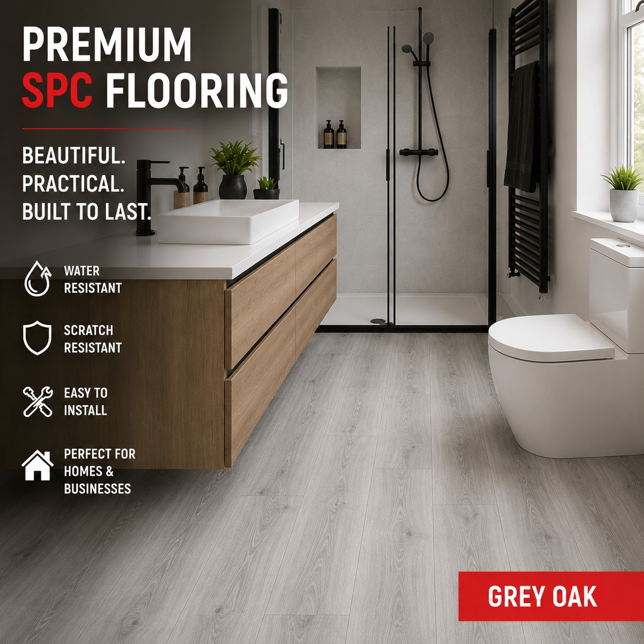 Spc click flooring grey oak Spc click flooring greyoak